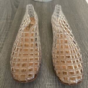Elegant Clear Woven Women's Sandals